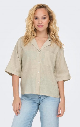 Only - onlTokyo SS Linen Shirt