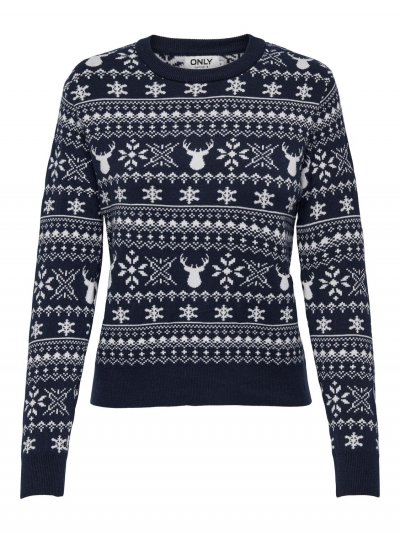 Only - onlXmas Winter LS O-neck KNT