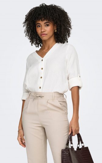 Only - onlThyra V-neck LS Shirt