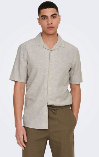 Only & Sons - onsCaiden SS Resort Linen Shirt