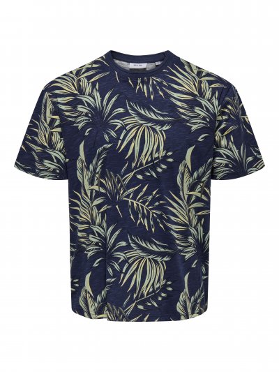 Only & Sons - onsKash Reg Leaf AOP Tee