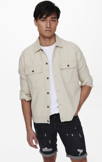 Only & Sons - onsKennet Linen Overshirt