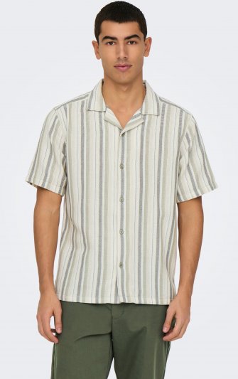 Only & Sons - onsTrev Reg Stripe SS Shirt