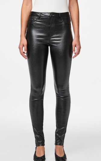 Pieces - pcHighskin Wear Glitter Jeggings