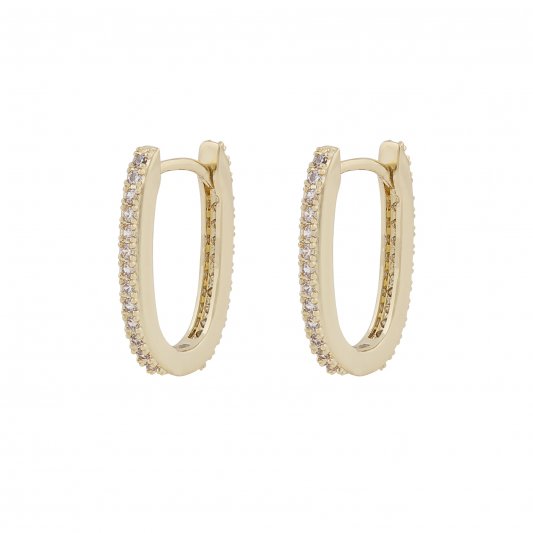 Snö - Honey Small Oval Ring Ear