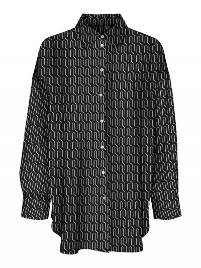 Vero Moda - vmDaisy LS Oversize Shirt Wilma Print