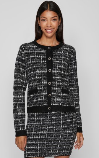 Vila - Viaudrey Check Cardigan