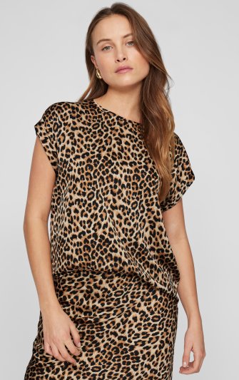 Vila - Viellette SS Full Satin Top