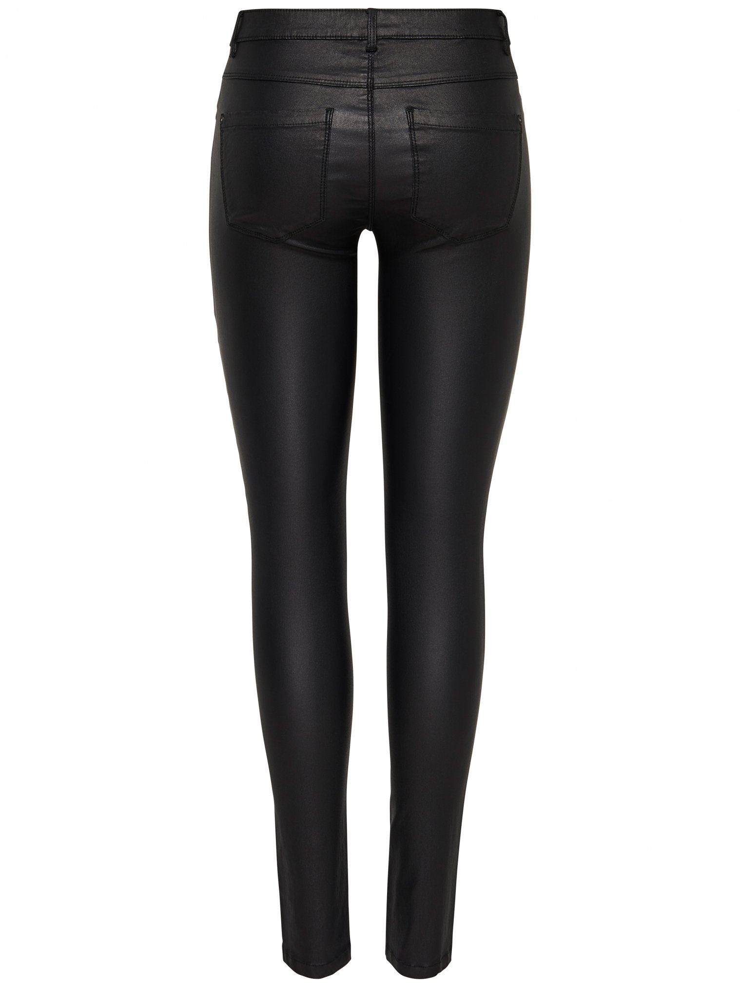 ONLY Onlnew Royal Reg SK. Giacca Biker In Denim Donna - Jeans Petite, Chiusura Zip, Nero